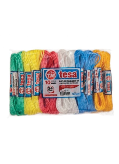 Temsan 10 Metre Naylon Çamaşır İpi 24'lü
