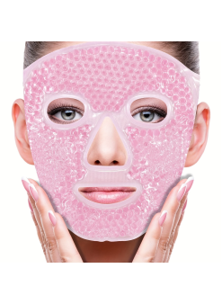 Terapi Jel Yüz Maskesi Soğuk Ve Sıcak Boncuklu Ayarlanabilir Maske (pembe)