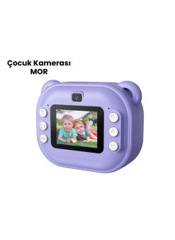 Termal Baskı Özellikli Mini Kamera Mor