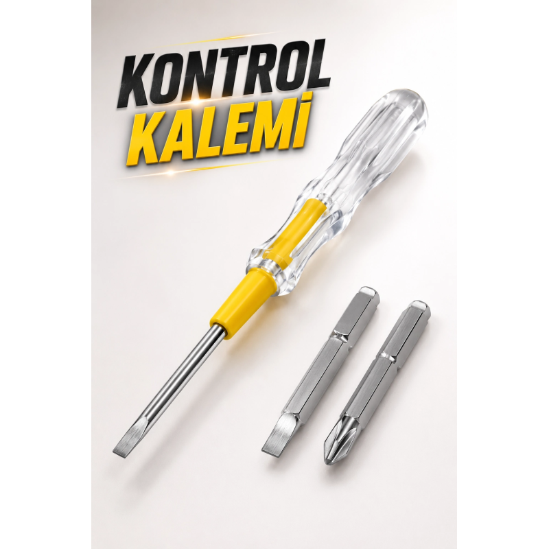 Test Cihazı Kontrol Kalemi Çift Başlıklı Şeffaf Elektrik Testi Test Cihazı Kontrol Kalemi Çift Başlıklı Şeffaf Elektrik Testi