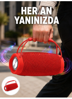 Tf Kart Ve Aux Destekli Ipx6 Suya Dayanıklı Bluetooth Hoparlör Yeni Nesil