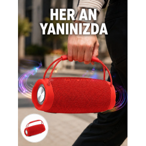 Tf Kart Ve Aux Destekli Ipx6 Suya Dayanıklı Bluetooth Hoparlör Yeni Nesil