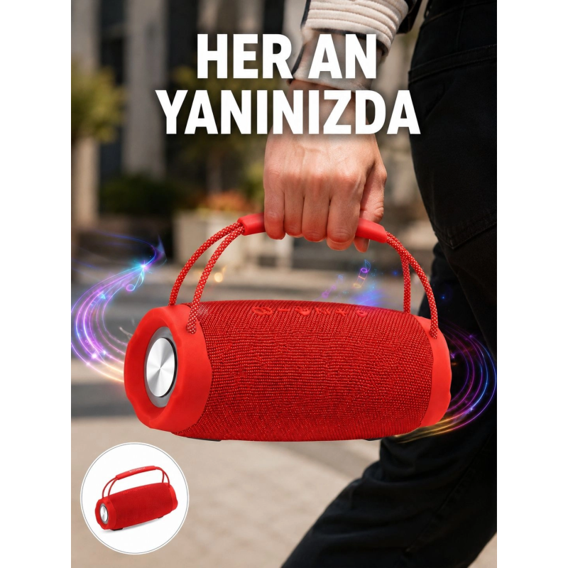 Tf Kart Ve Aux Destekli Ipx6 Suya Dayanıklı Bluetooth Hoparlör Yeni Nesil Tf Kart Ve Aux Destekli Ipx6 Suya Dayanıklı Bluetooth Hoparlör Yeni Nesil