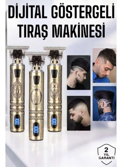 Tıraş Makinesi Çizik Tıraş Paslanmaz Çelik Uzun Ömürlü Şarjlı
