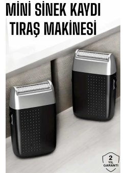 Tıraş Makinesi Mini Sinek Kaydı Şarjlı Taşınabilir Paslanmaz Çelik