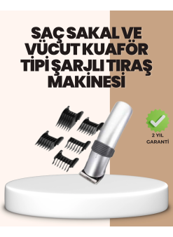 Tıraş Makinesi Temizlik Ve Yağlama Setiyle Birlikte
