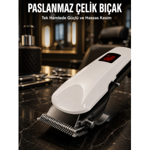 Tıraş Makinesi Uzun Ömürlü Batarya, Keskin Bıçaklar Ve Profesyonel Yeni Nesil