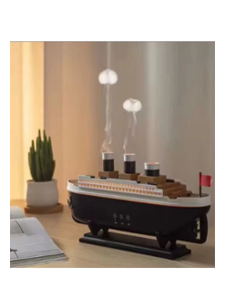 Titanic Gemi Hava Nemlendirici Işıklı Fonksiyonlu Buhar Makinesi Kumandalı