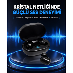 Titanyum Hoparlörlü Kablosuz Bluetooth Kulaklık Yeni Nesil