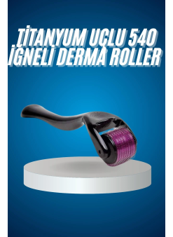 Titanyum Uçlu Derma Roller 540 İğneli 1 Mm Gözenek Azaltıcı Akne İzlerine Uygun