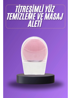 Titreşimli Yüz Masaj Aleti Titreşimli Makyaj Temizleme Cihazı