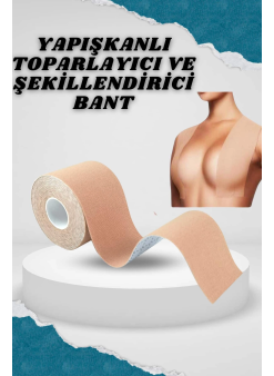 Toparlayıcı Göğüs Bandı Şekillendirici Ten Rengine Uygun Esnek Hassas Ciltlere Uygun