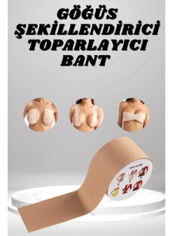 Toparlayıcı Ve Şekillendirici Göğüs Bandı Tere Ve Suya Dayanıklı Hassas Ciltlere Uygun