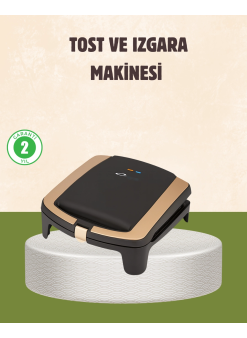 Tost Makinesi Isı Kontrollü 4 Dilim Kapasiteli