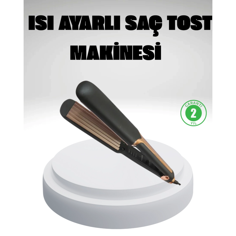 Tost Model Saç Maşası 220°c Hızlı Isınan Tost Model Saç Maşası 220°c Hızlı Isınan