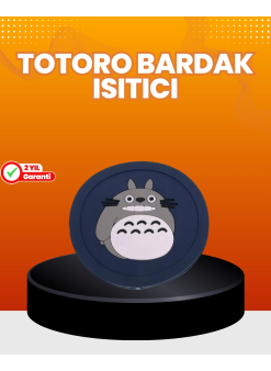Totoro Figürlü Usb Bardak Isıtıcı Sıcak Tutucu Mat 60 Derece Maksimum