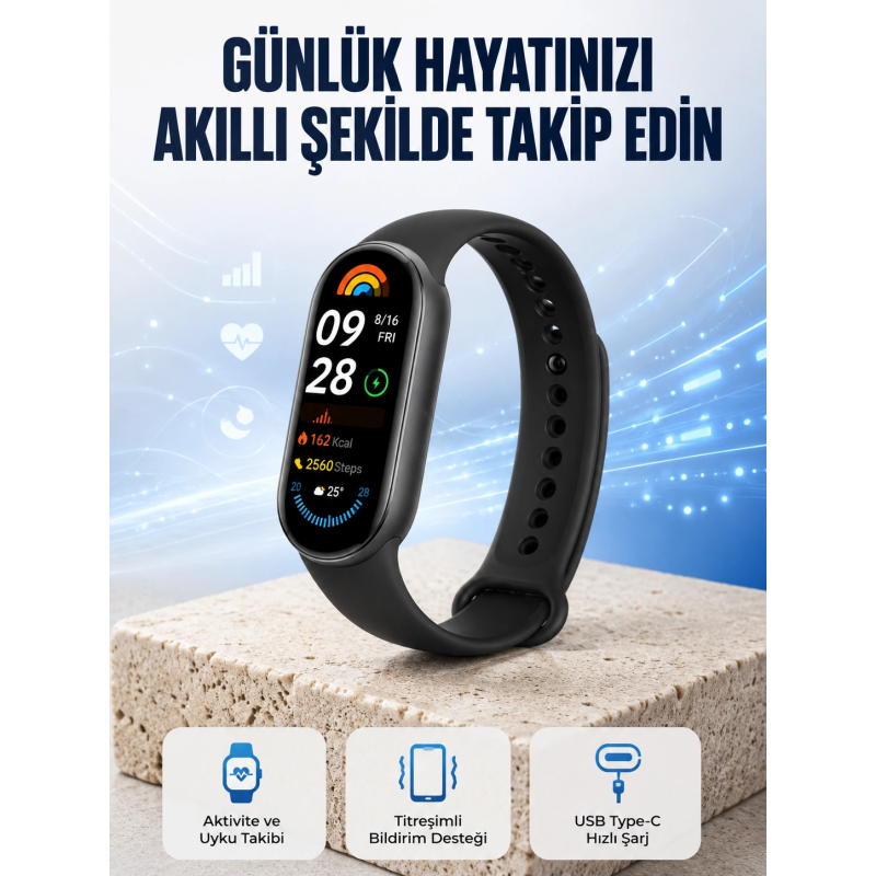 Tpu Ve Silikon Kordonlu Akıllı Bileklik – 20 Gün Bekleme Süresi Yeni Nesil Tpu Ve Silikon Kordonlu Akıllı Bileklik – 20 Gün Bekleme Süresi Yeni Nesil