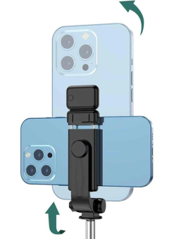 Tripod Selfie Çubuğu Bluetooth Kumandalı Kablosuz Led Işıklı