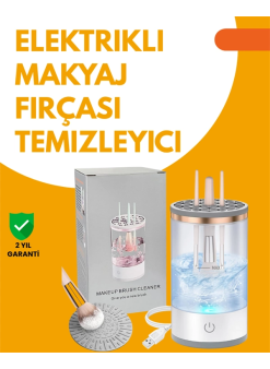 Tüm Makyaj Fırçalarıyla Uyumlu Derin Temizlik Makinesi