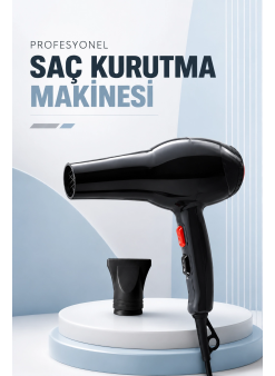 Tüm Saç Tiplerine Uygun, İki Kademeli Hız Ayarlı Fön Makinesi