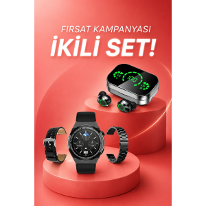 Tws Bluetooth Kulaklık Ve Akıllı Saat Uyku Takibi Nabız Ölçer Uzun Pil Ömrü