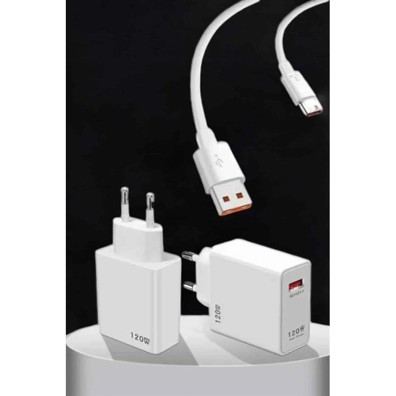 Type-c 120w Şarj Aleti Hızlı Şarj Turbo