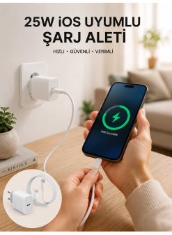 Type-c Hızlı Şarj Özellikli Cihazı Usb-c Kablo Dahil