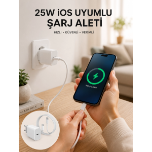 Type-c Hızlı Şarj Özellikli Cihazı Usb-c Kablo Dahil