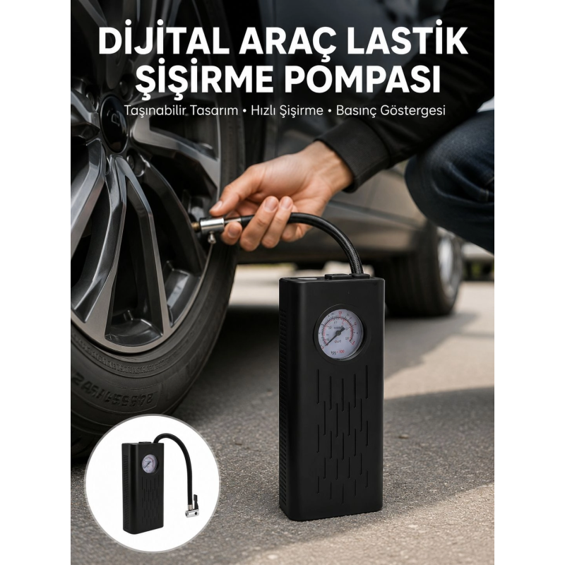 Type-c Şarjlı Güçlü Elektrikli Kompresör Motosiklet Oto Bisiklet İçin Yeni Nesil Type-c Şarjlı Güçlü Elektrikli Kompresör Motosiklet Oto Bisiklet İçin Yeni Nesil