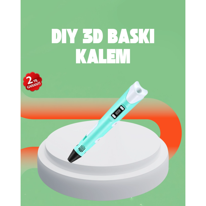 Üç Boyutlu 3d Yazıcı Kalem Abs Ve Pla Uyumlu Üç Boyutlu 3d Yazıcı Kalem Abs Ve Pla Uyumlu