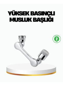 Üç Segmentli 1080 Derece Musluk Atı Esnek Döner Havalandırıcı Pratik Kullanım