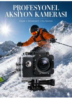 Ultra Hd Video Çekimi İçin Profesyonel Aksiyon Kamerası