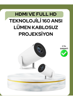Ultra Pro Full Hd Ve 4k Destekli 130 İnç Projeksiyon Cihazı