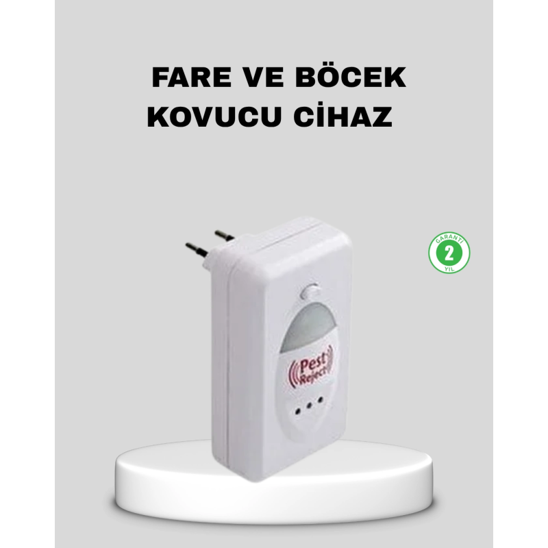 Ultrasonik Haşere Kovucu Cihaz – Sessiz, Kimyasalsız Ve Etkili Koruma Ultrasonik Haşere Kovucu Cihaz – Sessiz, Kimyasalsız Ve Etkili Koruma