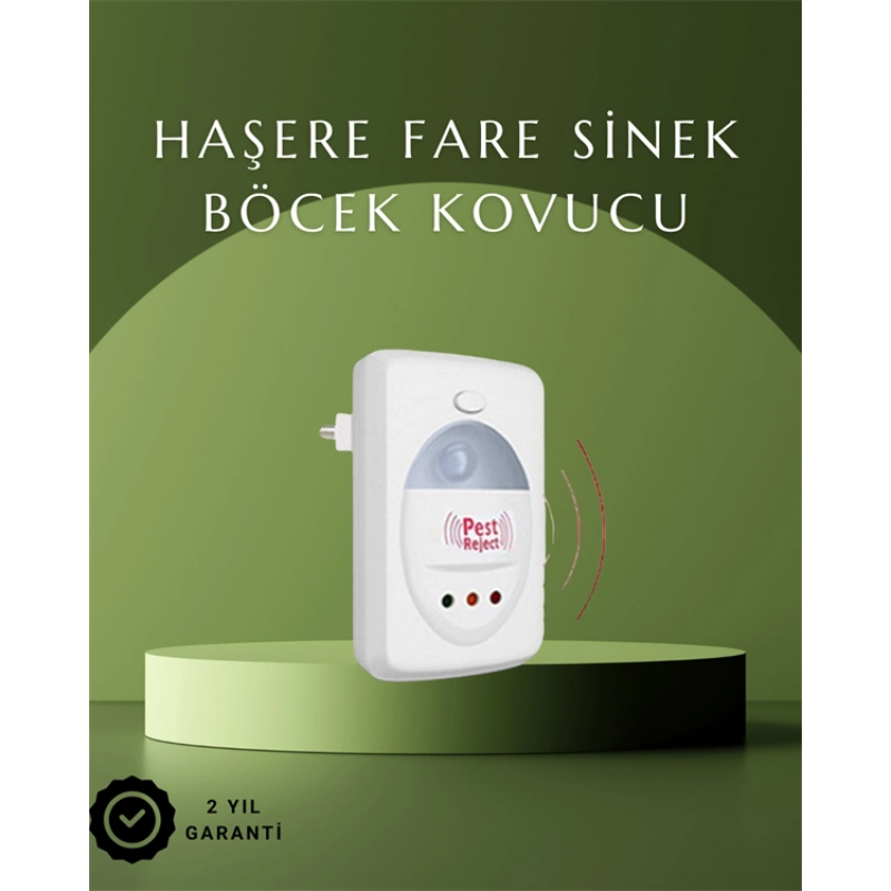 Ultrasonik Ses Dalgalarıyla Kimyasalsız Fare Ve Böcek Kovucu Cihaz Ultrasonik Ses Dalgalarıyla Kimyasalsız Fare Ve Böcek Kovucu Cihaz