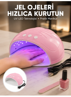 Ultraviyole Led Oje Kurutma Makinesi Usb Kablolu Yeni Nesil
