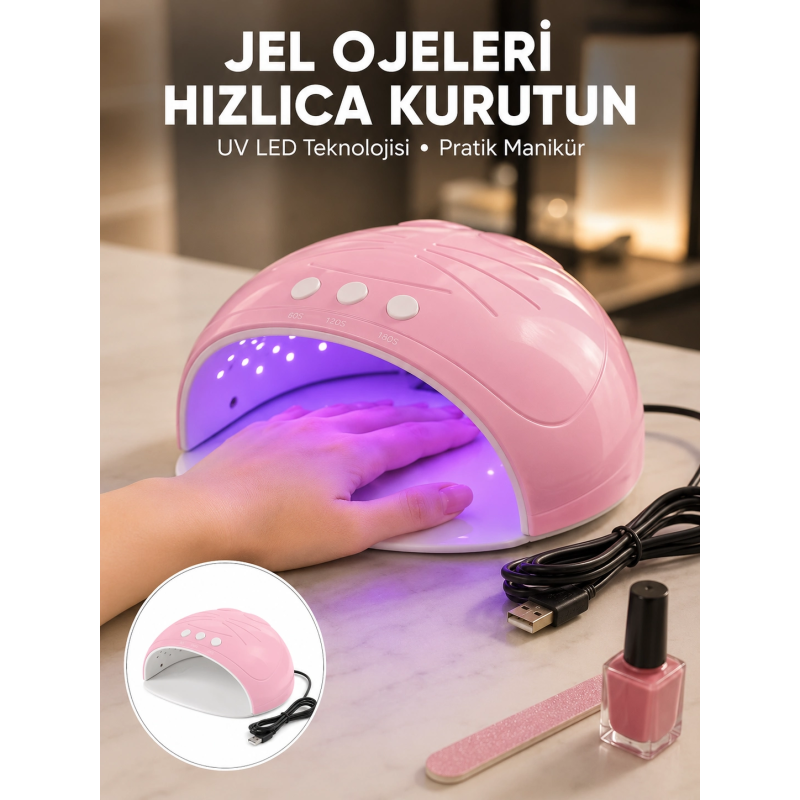Ultraviyole Led Oje Kurutma Makinesi Usb Kablolu Yeni Nesil Ultraviyole Led Oje Kurutma Makinesi Usb Kablolu Yeni Nesil