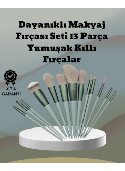 Umuşak Kıllı Es Tasarımlı 13lü Makyaj Fırçası Seti Günlük Ve Profesyonel Kullanım