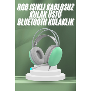 Unısex Yüksek Ses Kaliteli Yumuşak Kılıflı Kablosuz Kulak Üstü Bluetooth Kulaklık