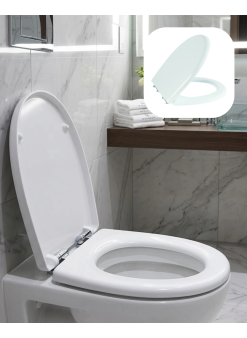 Universal Klozet Kapak Seti Kaydırmaz Alt Yüzey Kolay Temizlik Banyo Aksesuarı