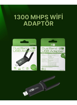 Usb 3.0 Wireless Adaptör – 2.4ghz & 5ghz Destekli