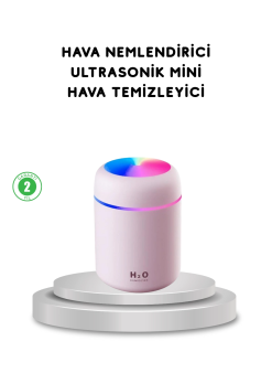 Usb Bağlantılı Led Işıklı Hava Nemlendirici – Sessiz Ve Kullanıcı Dostu Tasarım