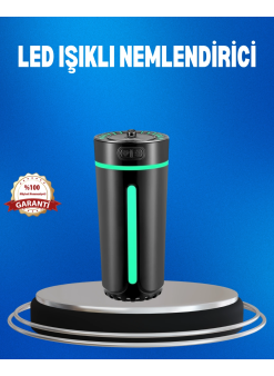 Usb Bağlantılı Led’li Hava Nemlendirici Aromaterapi Buhar Difüzörü