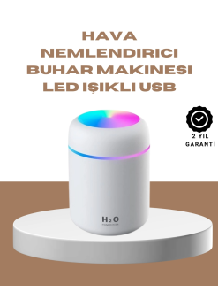 Usb Girişli Taşınabilir Mini Nemlendirici 300ml Su Hazneli
