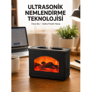 Usb Güçlü Ultrasonik Hava Nemlendirici Sessiz Çalışan 270 Ml Difüzör