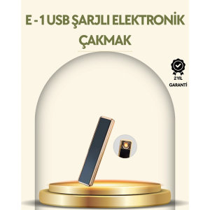 Usb Şarjlı Alevsiz Elektronik Çakmak – Rüzgara Dayanıklı, Gazsız, Güvenli Kullanım