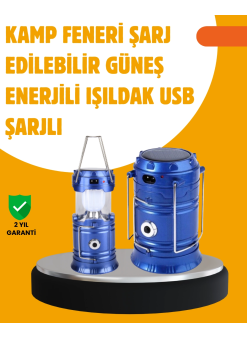 Usb Şarjlı Çok Fonksiyonlu Kamp Feneri – Taşınabilir Ve Dayanıklı