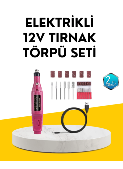 Usb Şarjlı Çok Fonksiyonlu Tırnak Bakım Cihazı