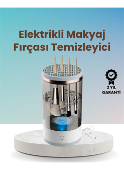 Usb Şarjlı Derin Temizlik Makyaj Fırçası Yıkama Makinesi
