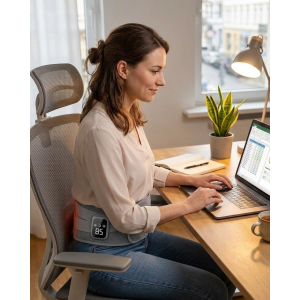 Usb Şarjlı Isıtmalı Bel Masaj Kemeri 3 Farklı Masaj Modu